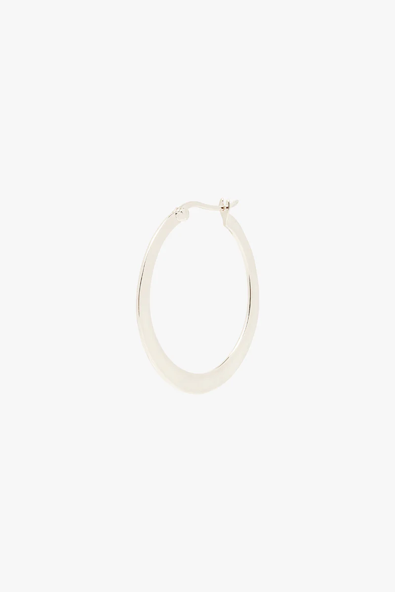 Big gypsy hoop silver (30mm) - Image 6