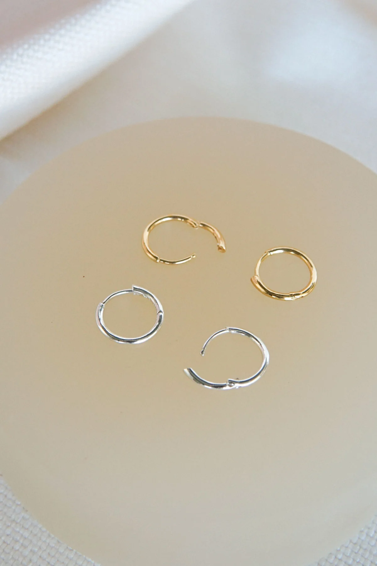 Basic wild hoop gold plated (13mm) - Image 3