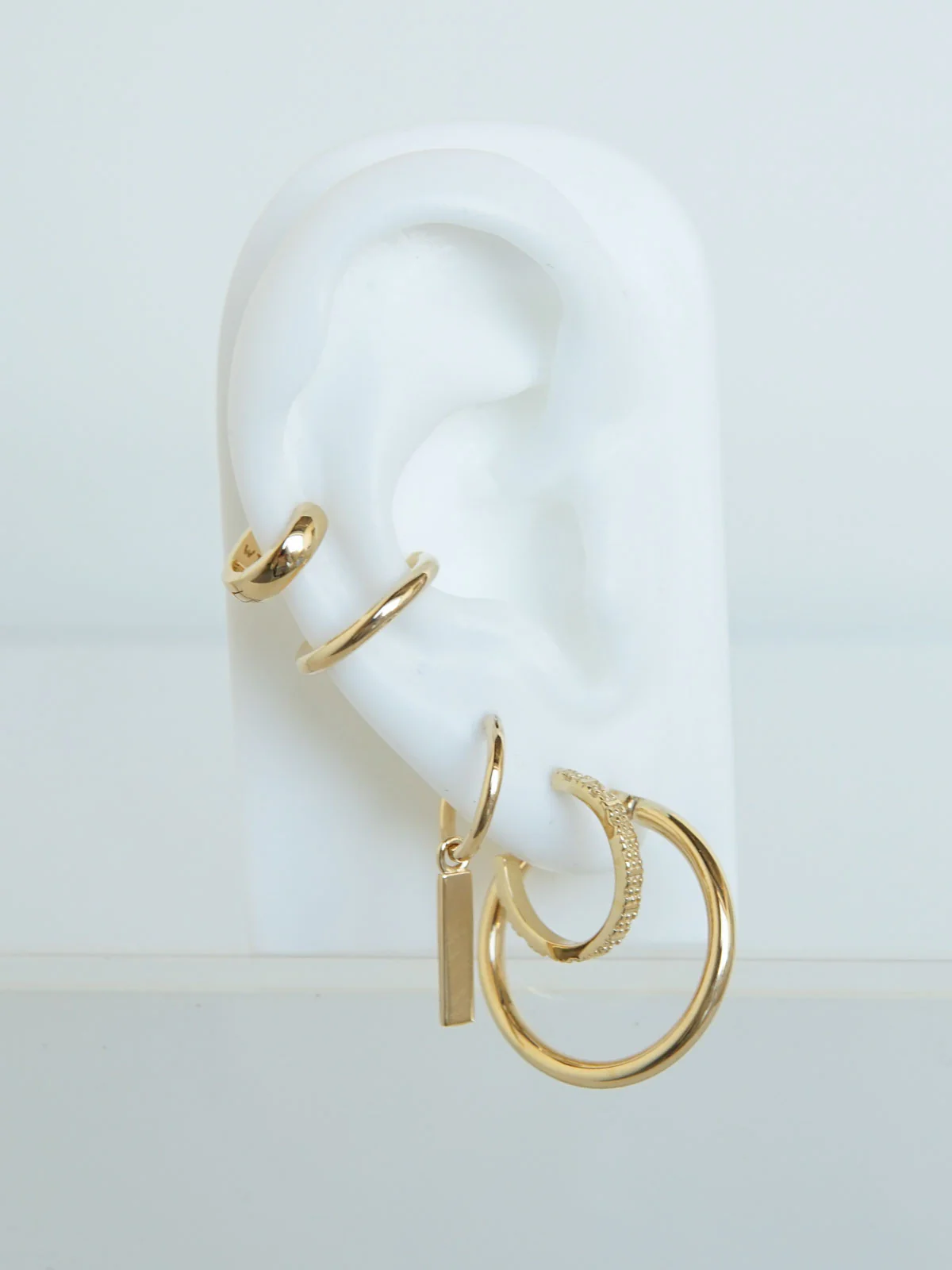 Basic wild hoop gold plated (13mm) - Image 6