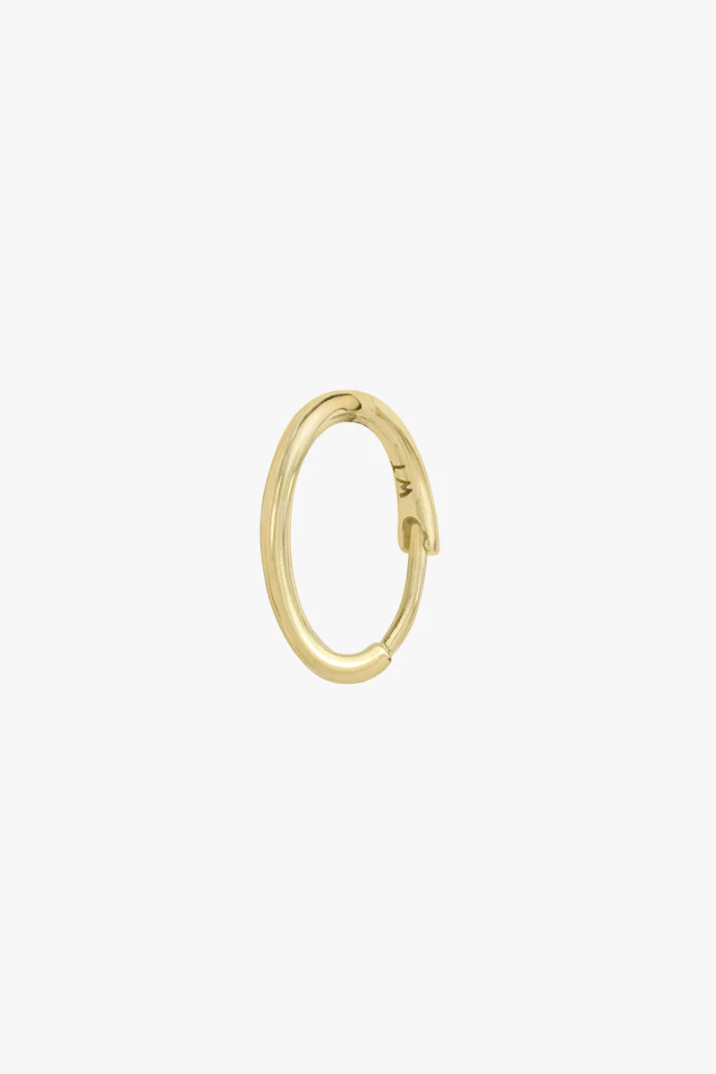Basic wild hoop gold plated (13mm) - Image 7