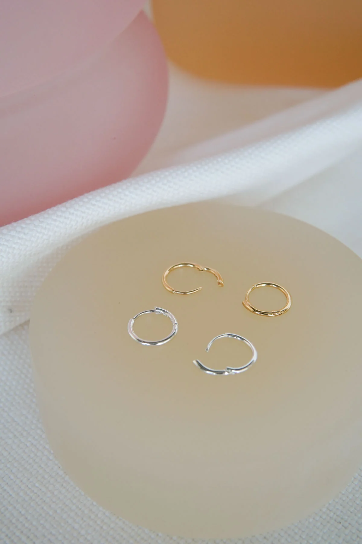 Basic wild hoop gold plated (13mm) - Image 8