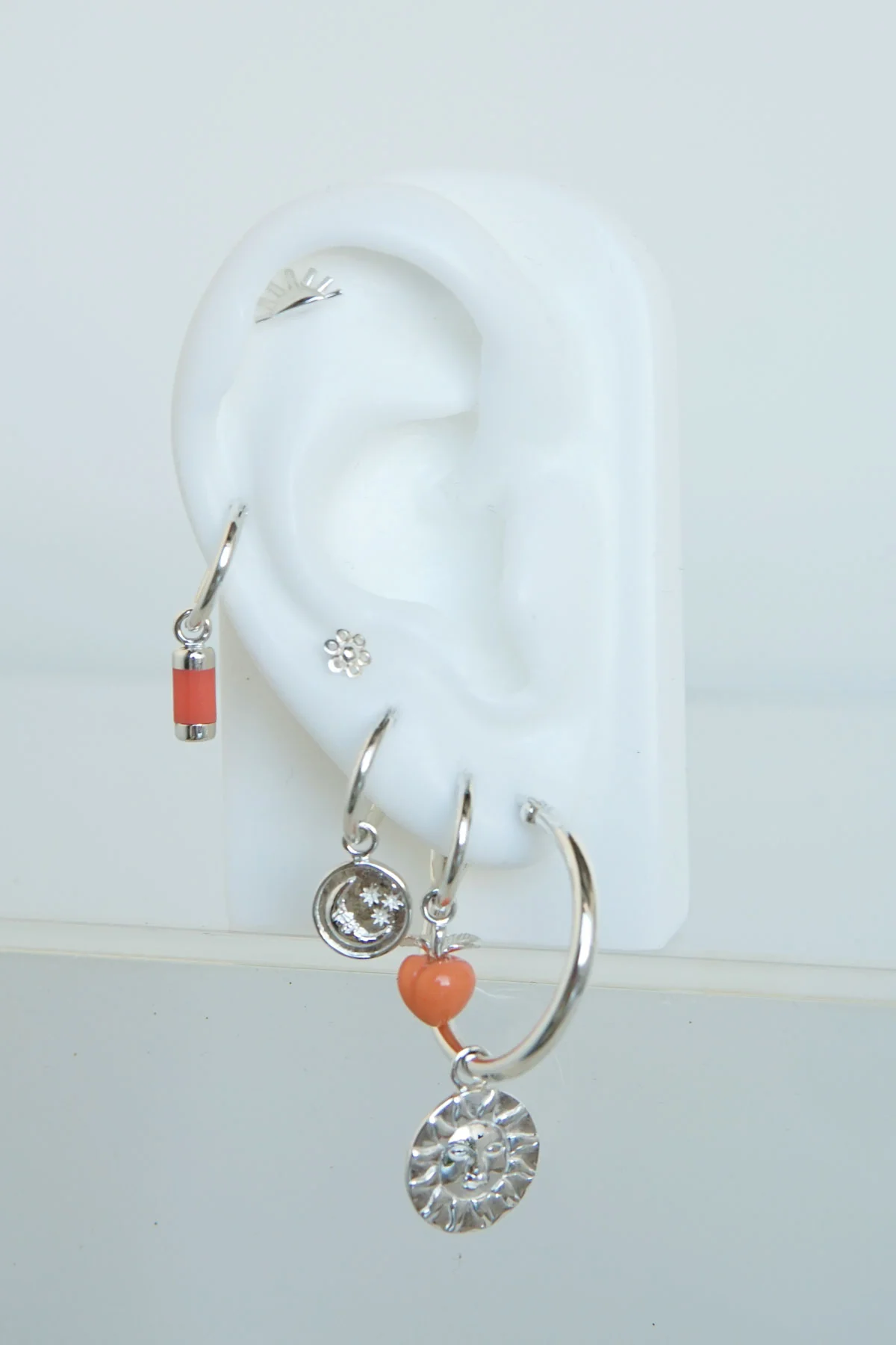 Basic wild hoop silver (13mm) - Image 4