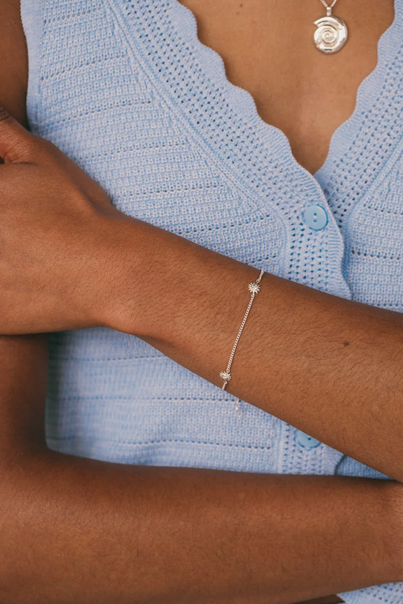 Sun Rays Bracelet Silver - Image 5